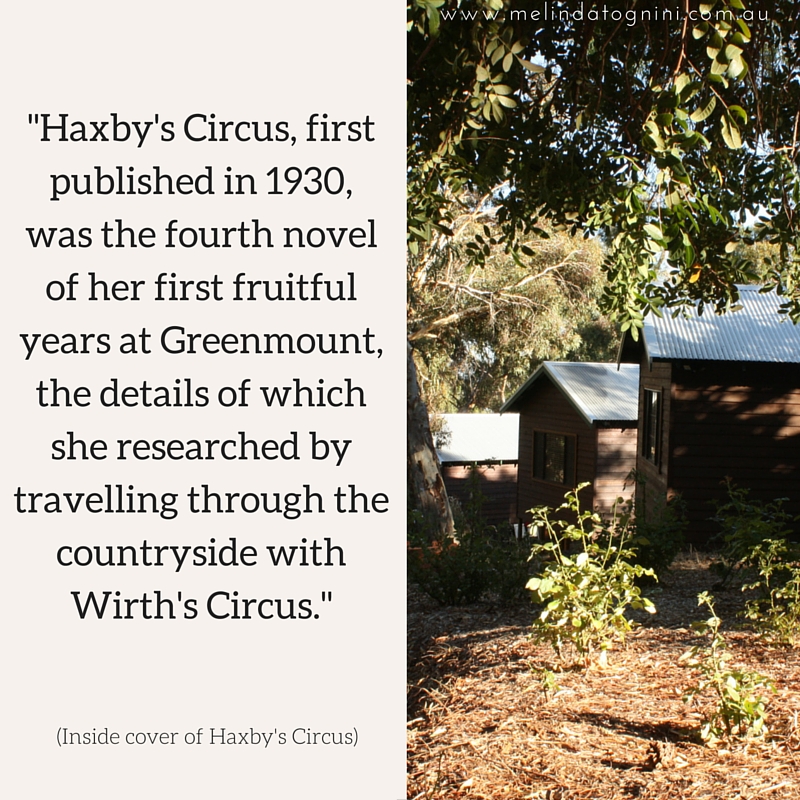 Quote from inside cover of Haxby's Circus